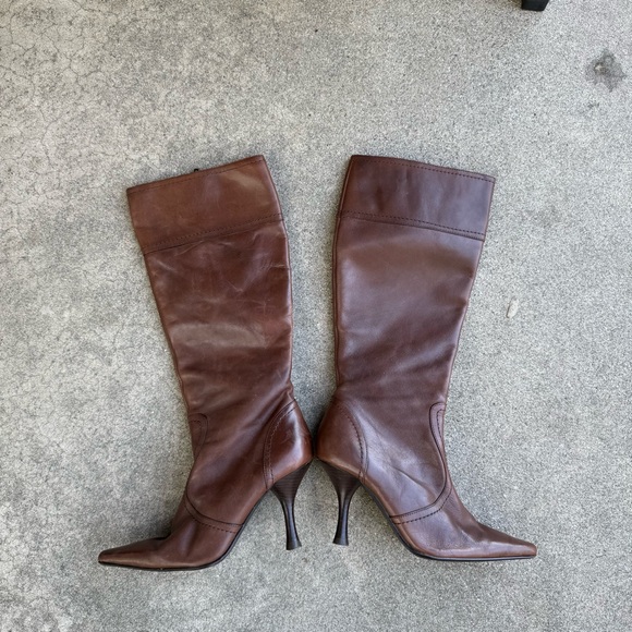 Hillard & Hanson brown leather boots size 7 preloved - Picture 12 of 13